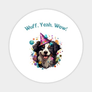 Woofy Adventure - Funny Dog Design Magnet